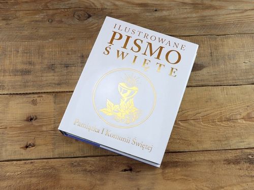 8p Pismo Święte Biblia Pamiątka na Prezent Pierwsza Komunia na Arena.pl