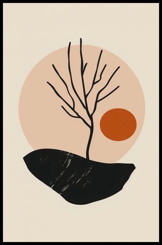 Plakat 53x81cm Nagie Drzewo na Arena.pl