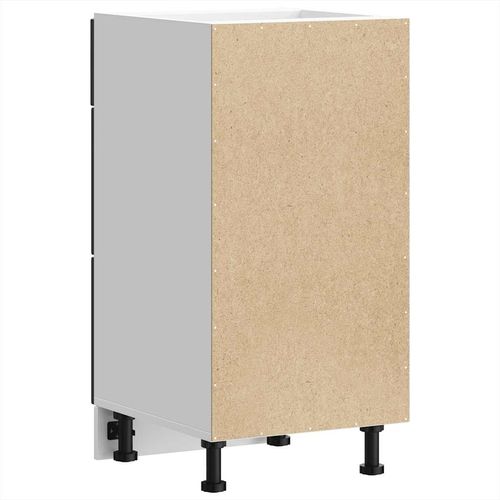 Szafka kuchenna dolna „Lucca” Czarny drewno klejone na Arena.pl