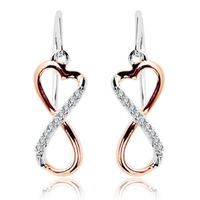 Złote kolczyki E3982P - Diament