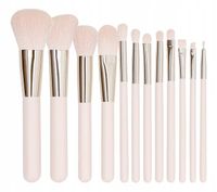 Mimo Zestaw 12-stu pędzli do makijażu Róż