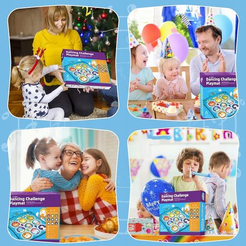 REGULOWANE OBJĘTOŚĆ TANECZNA PAD TANECZNA Z 4 TRYBAMI GRY, BEZ POŚLIZGU na Arena.pl