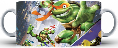 Kubek ceramiczny Żółwie Ninja - Turtles na Arena.pl