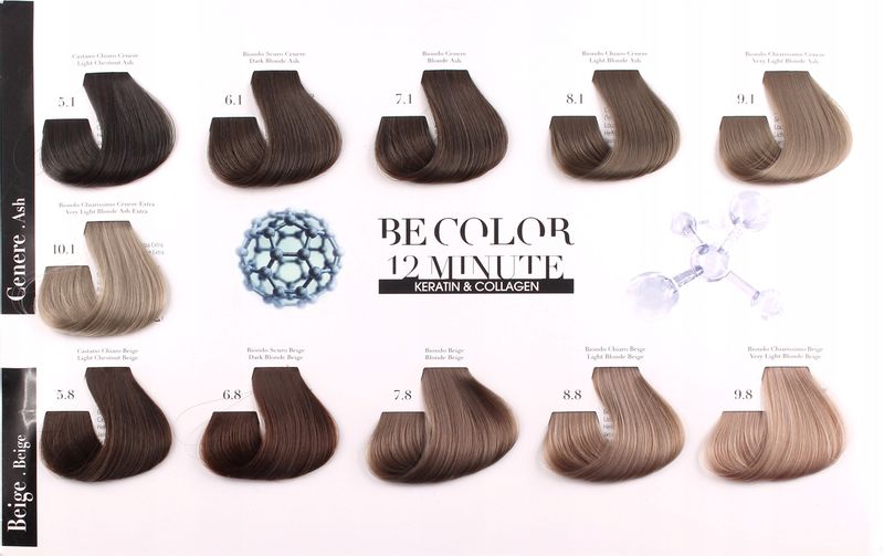 BE HAIR Be Color Farba do włosów Bez Amoniaku 7,0 - 100ml zdjęcie 3