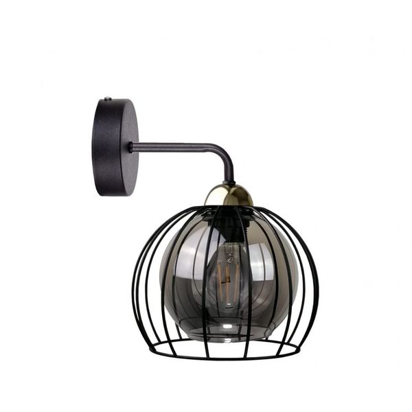 Kinkiet 1xE27 SOLO BLACK/GOLD zdjęcie 1