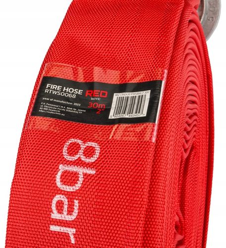 WĄŻ STRAŻACKI PARCIANY DO BRUDNEJ WODY SZAMBA SZYBKOZŁĄCZKA 2" 30M 8 BAR na Arena.pl