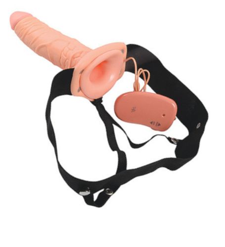 Proteza z wibracjami na paskach - 20,5cm na Arena.pl