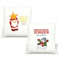 Poduszka z imieniem PREZENT WESOŁYCH ŚWIĄT