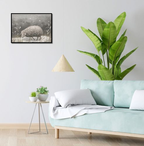 Plakat 55x40cm Bujna Owca na Arena.pl