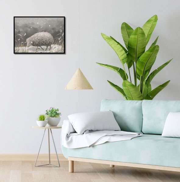 Plakat 55x40cm Bujna Owca zdjęcie 4