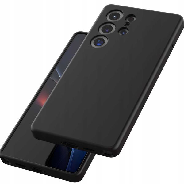 Spacecase Silicone Mag Galaxy S25 Ultra Black zdjęcie 8