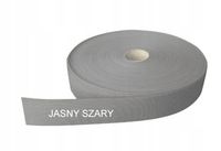 Taśma ogrodzeniowa jasno szara