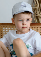 Jamiks WOLFGANG czapka z miękkim daszkiem jasny jeans 48-50