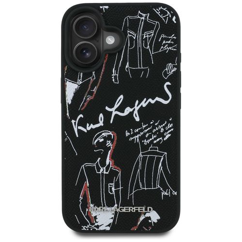 etui karl lagerfeld grained pattern &    logo magsafe do iphone 16 na Arena.pl