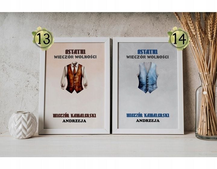 PREZENT NA WIECZÓR KAWALERSKI PAMIĄTKA OBRAZEK A4 IKWK zdjęcie 3