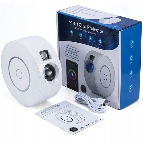 PROJEKTOR GWIAZD LAMPKA NOCNA RZUTNIK LED DO SYPIALNI DLA DZIECI NA PREZENT na Arena.pl