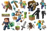 Tatuaże zmywalne Minecraft piksele - CG-554