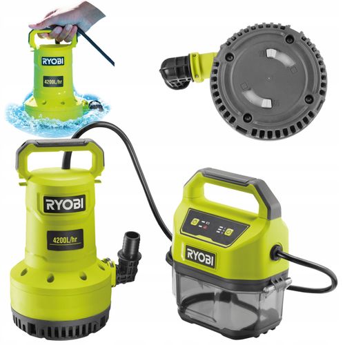 RYOBI POMPA AKUMULATOROWA 18V RY18SPA WODY OGRODU na Arena.pl
