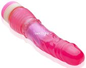 W 100% ZADOWALAJĄCY MIĘCIUTKI WIBRATOR ŻELOWY RÓŻOWY