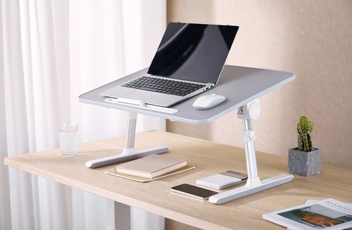Elegancki Stolik PODSTAWKA STOJAK pod LAPTOPA Regulacja Wysokości Duży Blat na Arena.pl