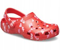 Crocs Dziecięce Buty Chodaki Klapki Classic Valentine Day 209754 Clog 32-33