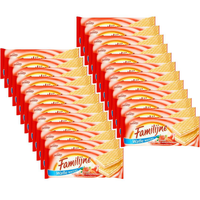 Familijne Klasyczne wafle o smaku truskawkowo-śmietankowym 180 g