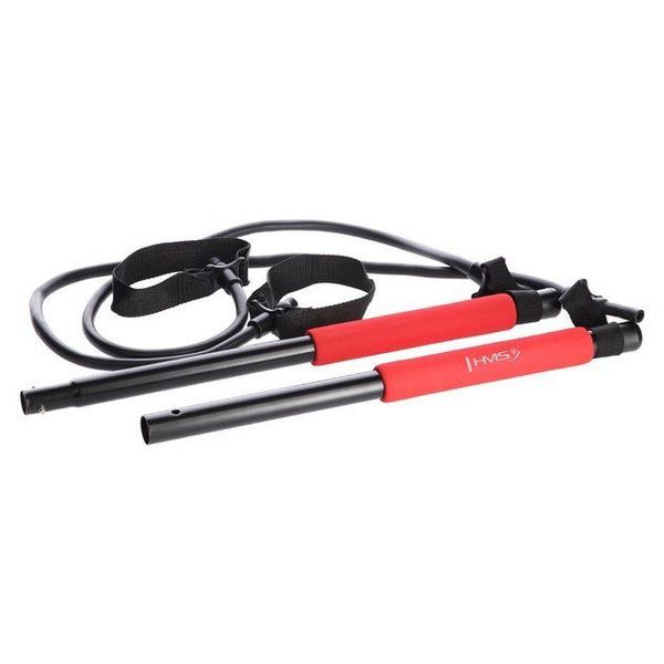 Drążek do ćwiczeń z gumami 91 cm HMS zdjęcie 3