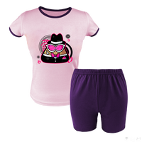 Krótka Piżama dziecięca Pou