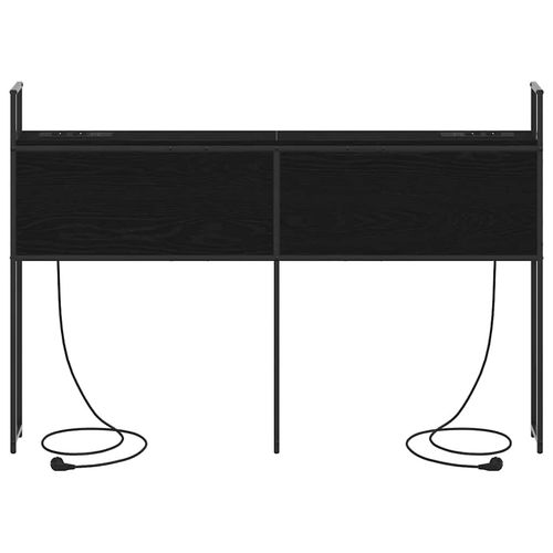 Szafka z Ładowaniem Czarny dąb 135 cm Materiał drewnopochodny na Arena.pl