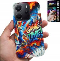 ETUI DO XIAOMI NOTE 14 4G - KOSZYKÓWKA NBA GAME TIME, CASE + SZKŁO
