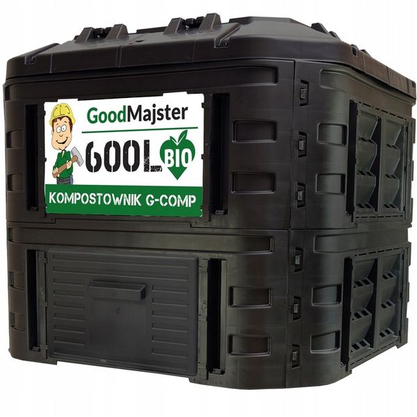 KOMPOSTOWNIK MODUŁOWY 600L CZARNY G-COMP POLSKI zdjęcie 1