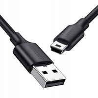 2 x Kabel USB UGREEN US132 Mini USB 0.5m Ładowanie i Dane Czarny