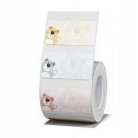 NIIMBOT Etykiety Naklejki 40*20mm MIŚKI 320szt do B21/B3S/B1