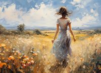 Plakat 55x40cm Podmuch Lata