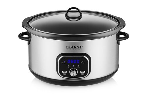 WOLNOWAR Garnek ceramiczny z PROGRAMATOREM SlowCooker TRANSA 4,5L 280W na Arena.pl