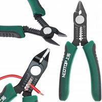 SZCZYPCE DO ŚCIĄGANIA IZOLACJI BOCZNE OBCINACZKI DO KABLI NEOTOP