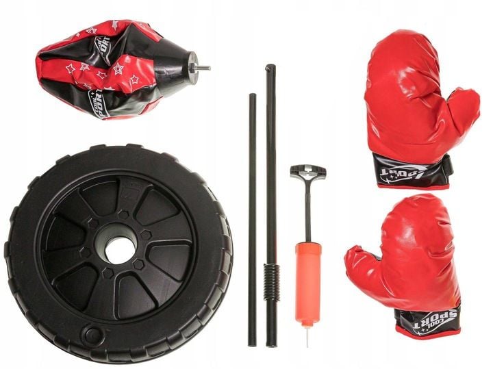 ZESTAW BOKSERSKI DLA DZIECKA GRUSZKA DO BOKSOWANIA RĘKAWICE KICKBOXING BOKS zdjęcie 5