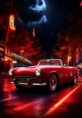 Plakat 70x100cm Motoryzacyjny Wrzask