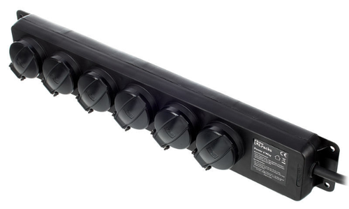 Listwa zasilająca Rack 6 gniazd 1,5m czarna the t.racks Power 6 Way IP44 na Arena.pl
