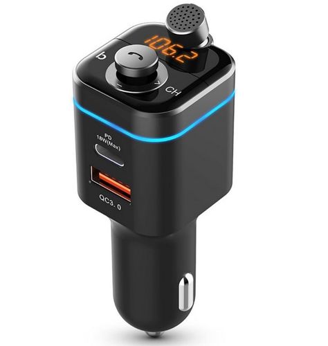 Ładowarka Samochodowa Transmiter do samochodu C72 Bluetooth na Arena.pl