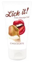 lick it żel do masażu ciała czekoladowy 50ml wegański