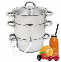 2X Sokownik Garnek parowy Parowar FLORINA 5 liltrów CN MIDI indukcja Inox