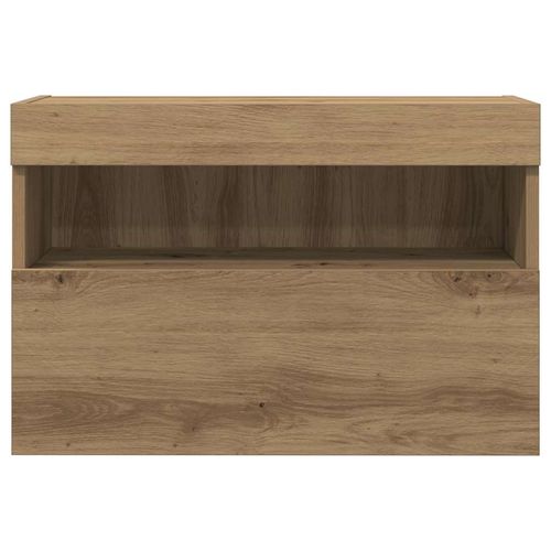 Szafka pod telewizor Ze LED Lights dąb artisan 60 x 30 x 40 cm na Arena.pl