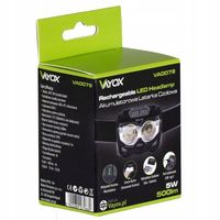 Latarka lampka CZOŁOWA VAYOX VA0078 LED COB 500lm 700m IP65 CZUJNIK RUCHU