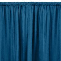 Zasłona MILANA szenilowa z tunelem 560x175 indygo wzór 1 Homede