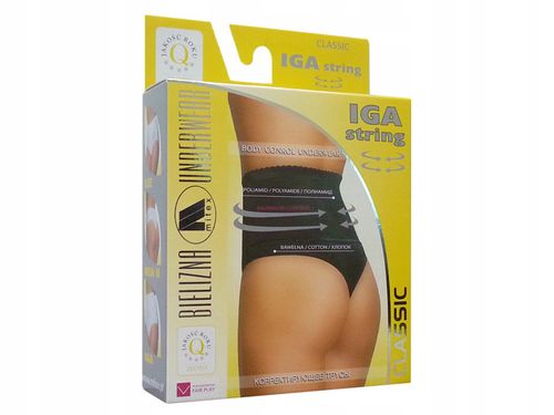 MITEX IGA STRINGI WYSZCZUPLAJĄCE CZARNE XL na Arena.pl