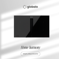 Płyta indukcyjna z okapem blatowym GLOBALO Plantis 90.1 Black