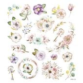 naklejki - boho florals, 22 szt. 9583