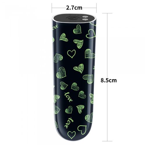 rechargeable glow in the dark heart massager na Arena.pl