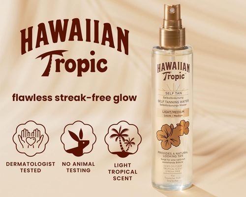 Hawaiian Tropic Self Tanning Light/Medium Woda Samoopalająca 190ml na Arena.pl